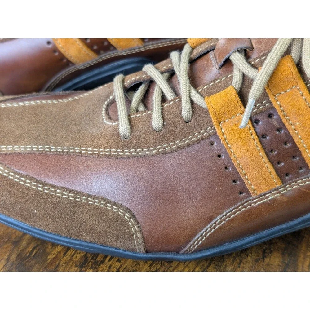 Cole Haan Suede Leather Lace Up Sneakers Shoes Size 10M